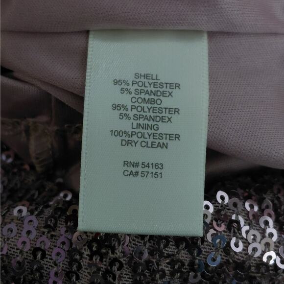 Eliza J Women's Dress Size 6 Pink Sequin Balloon Sleeve Cocktail Party Wedding - Picture 11 of 11